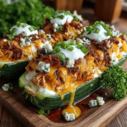 In recent years, the culinary world has witnessed a significant shift towards healthier eating, with a growing emphasis on recipes that incorporate fresh vegetables. This trend is not just about embracing greens but also about finding innovative ways to enjoy them without sacrificing flavor. Among the myriad of options, Buffalo Chicken Stuffed Zucchini Boats have emerged as a standout dish that beautifully marries health and taste. This recipe offers a perfect blend of spicy and savory flavors, making it an ideal choice for anyone looking to enjoy a nutritious meal without compromising on satisfaction.