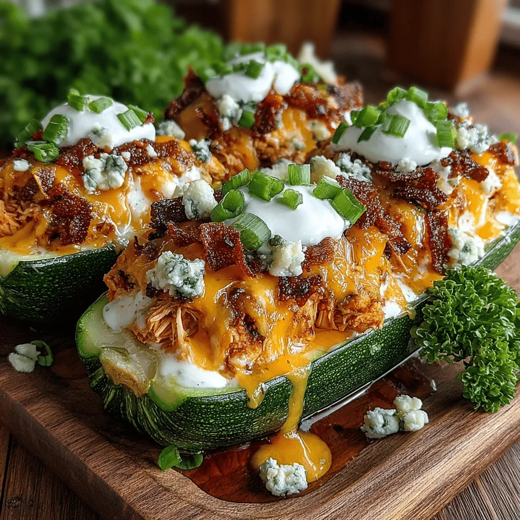 In recent years, the culinary world has witnessed a significant shift towards healthier eating, with a growing emphasis on recipes that incorporate fresh vegetables. This trend is not just about embracing greens but also about finding innovative ways to enjoy them without sacrificing flavor. Among the myriad of options, Buffalo Chicken Stuffed Zucchini Boats have emerged as a standout dish that beautifully marries health and taste. This recipe offers a perfect blend of spicy and savory flavors, making it an ideal choice for anyone looking to enjoy a nutritious meal without compromising on satisfaction.