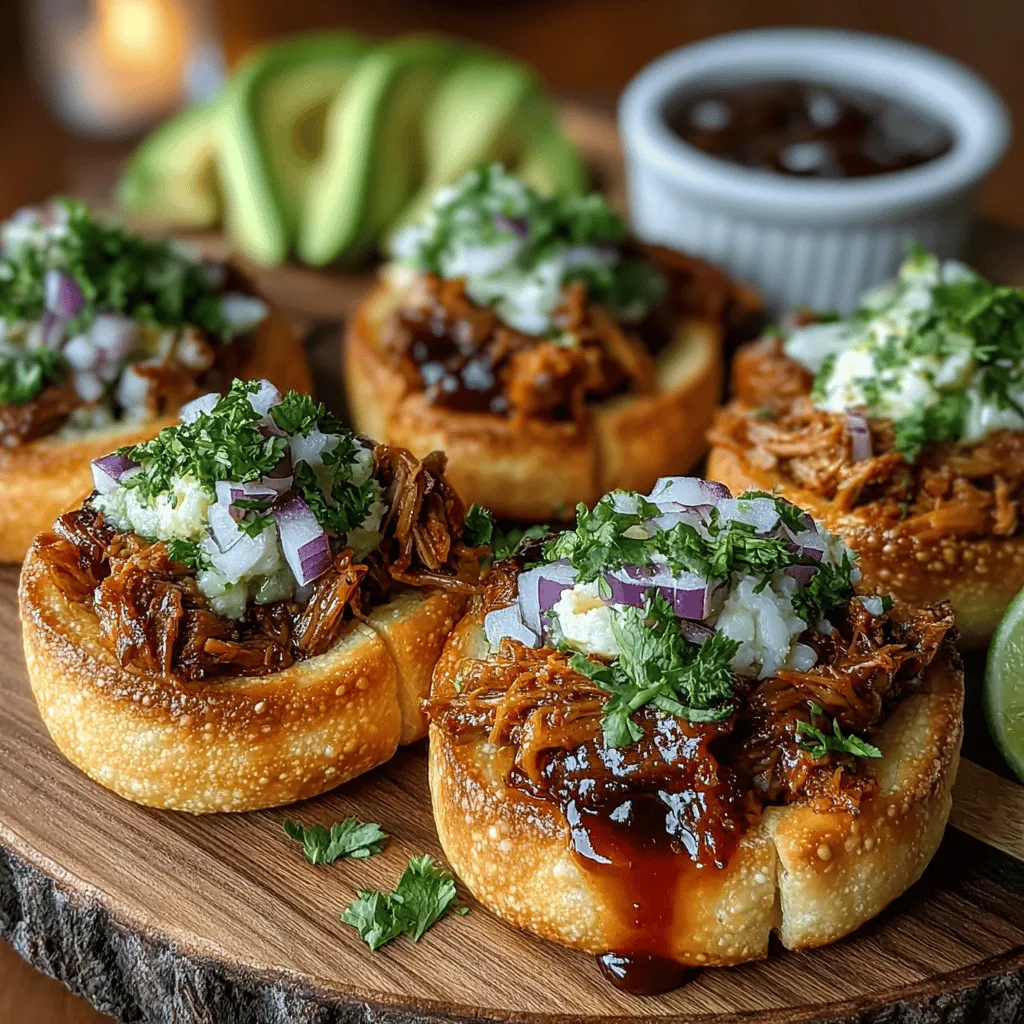 Mini BBQ Jackfruit Pita Bites are a delightful culinary innovation that perfectly merges flavor and health. These small but satisfying bites not only cater to those who crave hearty and savory foods but also provide an excellent option for anyone seeking plant-based alternatives. As the star ingredient, jackfruit brings a unique texture that mimics pulled meat, making it a popular choice in vegan and vegetarian cooking. In this article, we will guide you through the preparation of these tasty bites, exploring the ingredients, cooking techniques, and nutritional benefits, ensuring you can recreate this dish effortlessly at home.