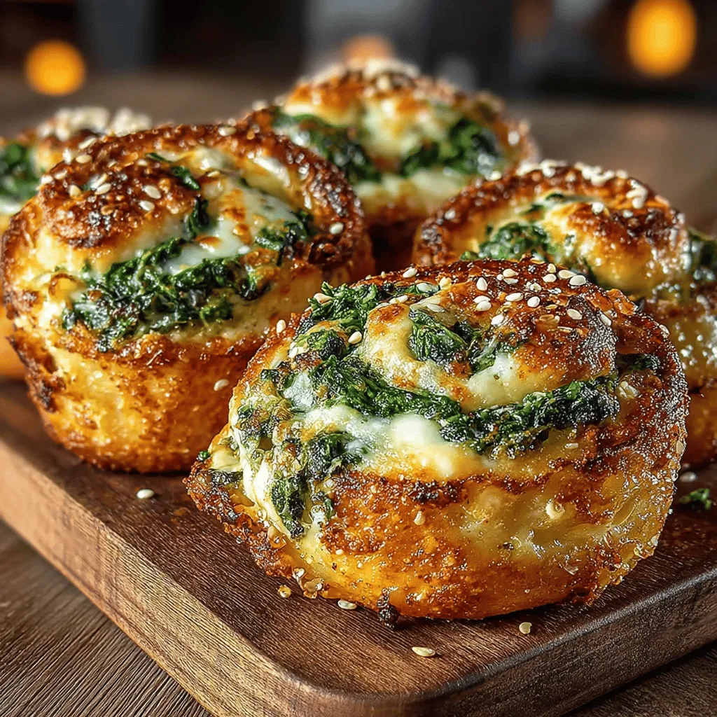 In recent years, pinwheels have surged in popularity as a go-to appetizer for various gatherings, from casual family dinners to festive parties. These bite-sized treats are not only visually appealing but also incredibly versatile, making them a favorite among hosts and guests alike. One standout variation is the Cheesy Spinach Delight Pinwheels, a delightful concoction that marries the rich flavors of cheese with the nutritional powerhouse of spinach. This recipe offers a perfect balance of taste and texture, creating a satisfying snack that everyone will love.