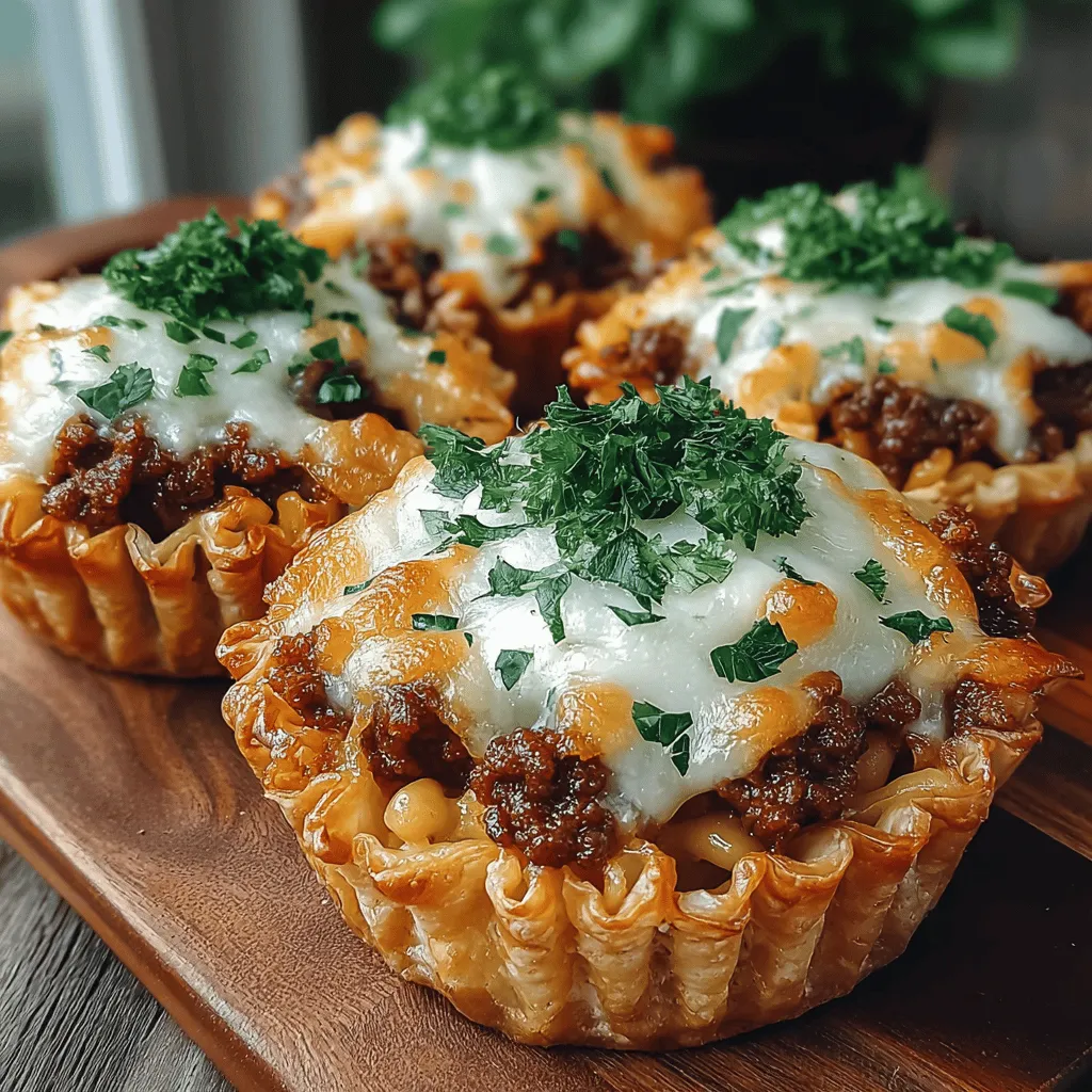 In recent years, miniaturized comfort foods have surged in popularity, and for good reason. Bite-sized snacks not only make for convenient eating but also add an element of fun to any gathering. They allow hosts to offer a diverse array of options, appealing to various appetites and preferences. Cheesy Mini Chili Mac Cups embody this trend, providing a unique twist that blends the rich, creamy taste of macaroni and cheese with the robust flavor of chili, all wrapped up in a crispy shell.