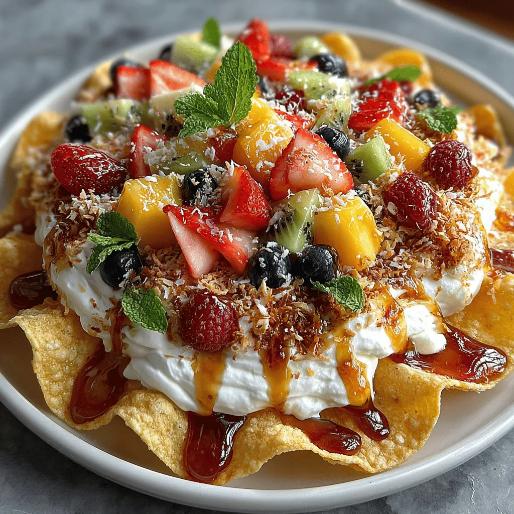 The concept of dessert nachos has gained popularity in recent years, transforming the traditional savory snack into something sweet and enticing. Fruity Fiesta Nachos exemplify this trend by marrying the familiar crunch of nacho chips with the vibrant flavors of fresh fruit, resulting in a dish that is both playful and sophisticated.