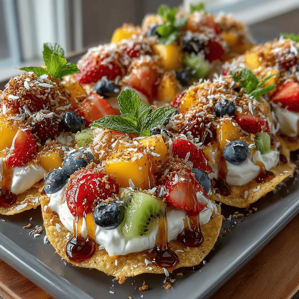 The concept of dessert nachos has gained popularity in recent years, transforming the traditional savory snack into something sweet and enticing. Fruity Fiesta Nachos exemplify this trend by marrying the familiar crunch of nacho chips with the vibrant flavors of fresh fruit, resulting in a dish that is both playful and sophisticated.