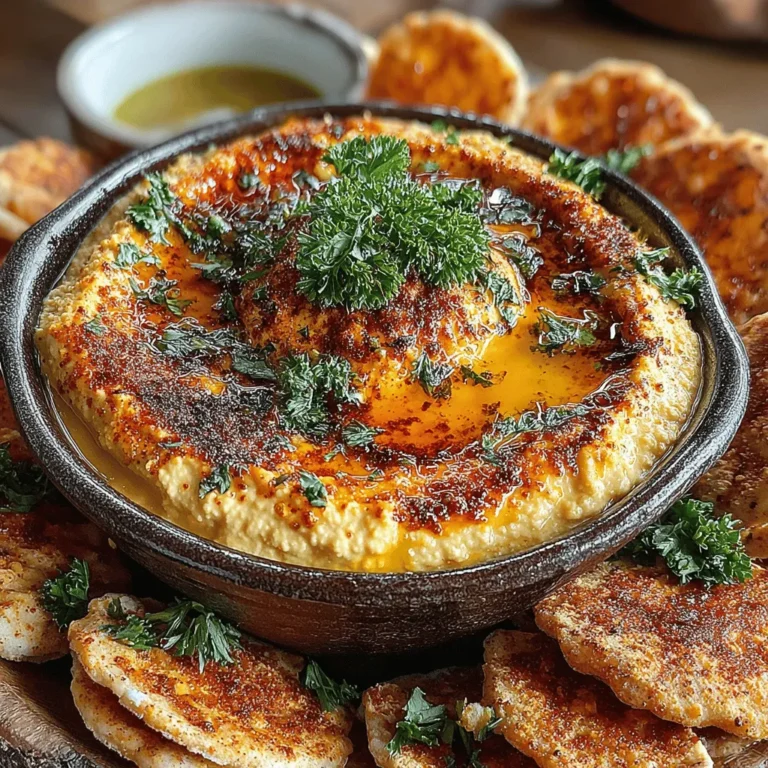 In the realm of healthy snacking, few combinations can rival the delightful pairing of creamy hummus and crunchy pita chips. Our Garlic Bliss Hummus recipe elevates this classic dish by infusing it with the rich, aromatic flavor of roasted garlic, creating a truly indulgent experience that is both nutritious and satisfying. Whether you're hosting a gathering, preparing for a game night, or simply looking for a wholesome snack, this recipe is bound to impress your family and friends.
