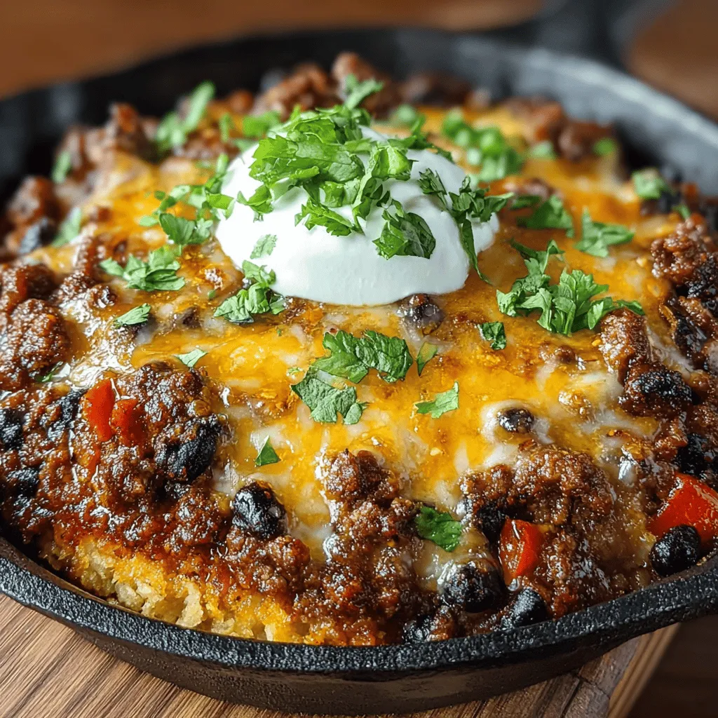 When it comes to creating a delicious and satisfying weeknight meal, the Spicy Southwest Turkey Taco Skillet stands out as a go-to option. This vibrant dish not only brings together a medley of flavors but also offers a nourishing way to enjoy a classic favorite. With its hearty combination of ground turkey, fresh vegetables, beans, and spices, this skillet meal is a crowd-pleaser that can be prepared in under 30 minutes. Perfect for busy families or those looking to meal prep for the week, it’s an easy recipe that packs a flavorful punch.