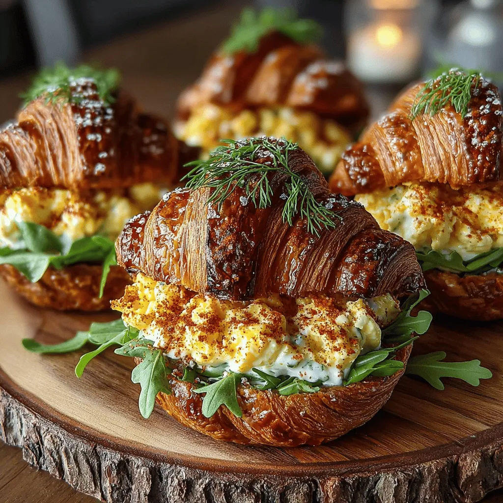 When it comes to hosting gatherings, whether it's a casual brunch or a festive party, the right appetizers can set the tone for the entire event. One standout option that combines elegance with comfort is the Mini Egg Salad Croissant Circles. This delightful dish marries the buttery flakiness of croissants with a creamy, savory egg salad, making it an ideal finger food that pleases a variety of palates.