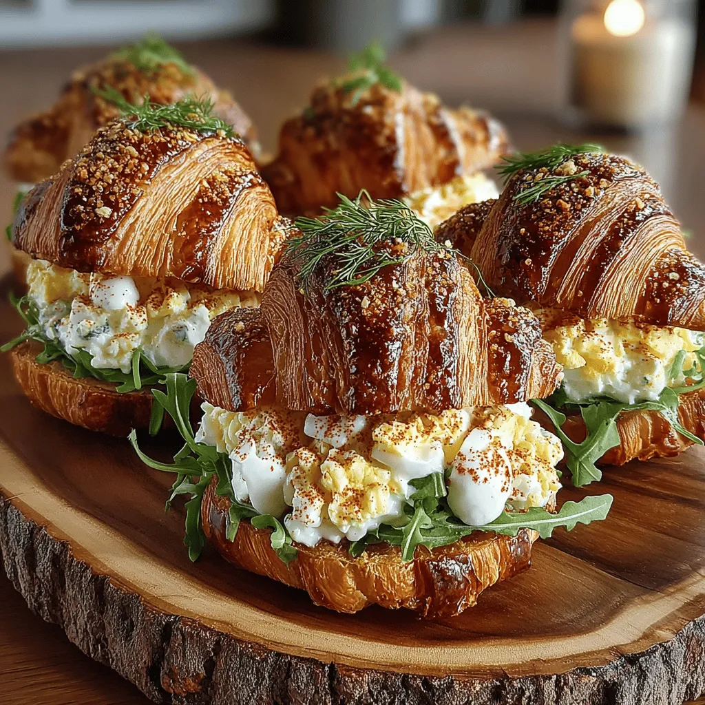 When it comes to hosting gatherings, whether it's a casual brunch or a festive party, the right appetizers can set the tone for the entire event. One standout option that combines elegance with comfort is the Mini Egg Salad Croissant Circles. This delightful dish marries the buttery flakiness of croissants with a creamy, savory egg salad, making it an ideal finger food that pleases a variety of palates.