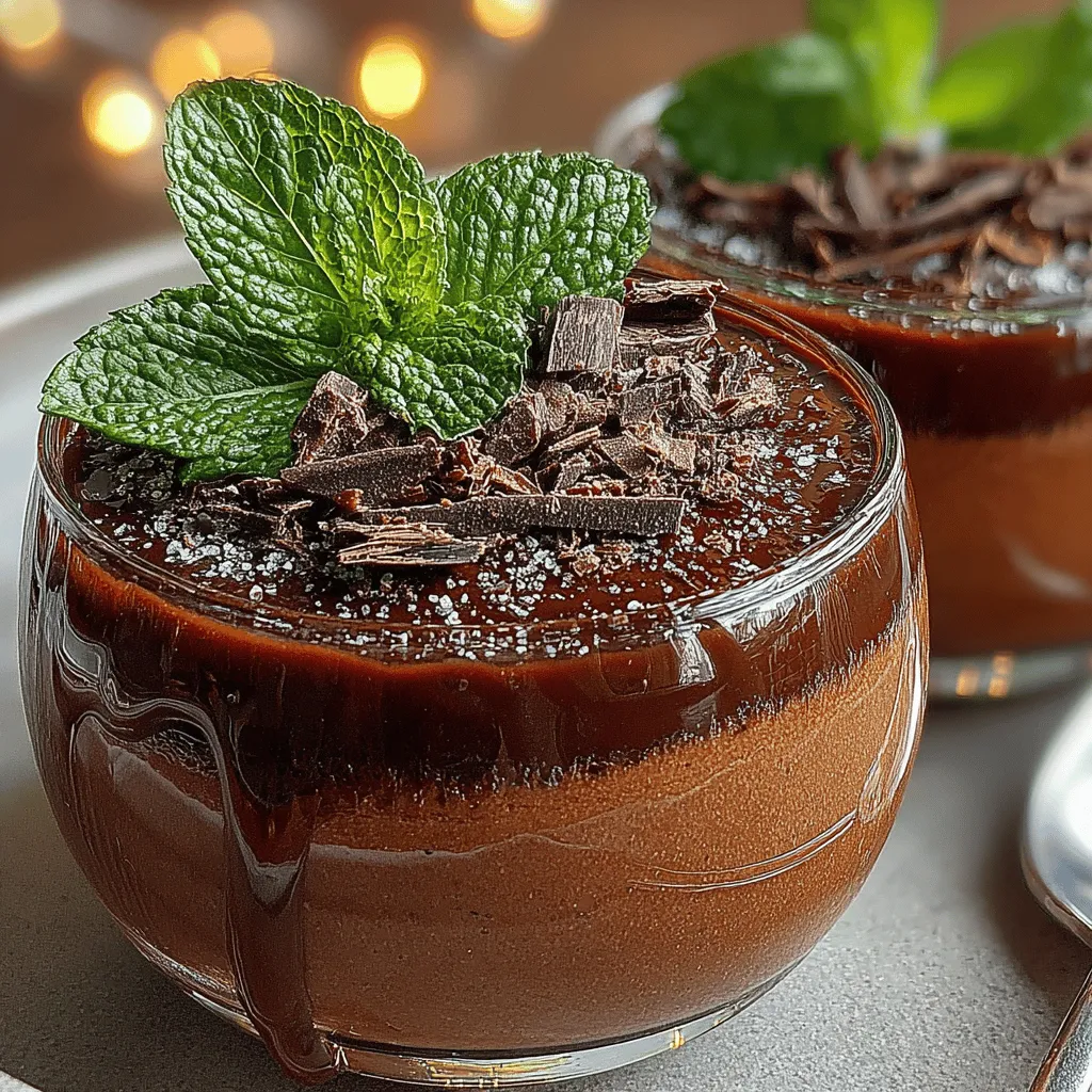 In the vast landscape of desserts, finding a recipe that marries indulgence with health is a rare delight. Enter the Creamy Mint Chocolate Avocado Mousse—an exquisite treat that not only satisfies your sweet tooth but also offers nutritional benefits. This mousse combines the rich, velvety texture of ripe avocados with the deep flavors of chocolate and the refreshing notes of mint. It's a dessert that is as beautiful as it is delicious, making it an ideal choice for various occasions, from intimate dinners to festive gatherings.