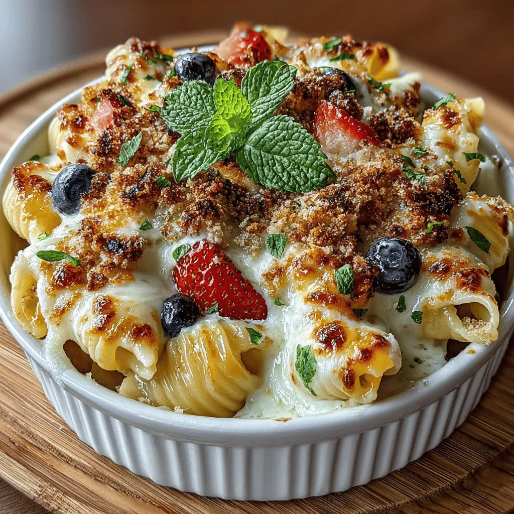 Are you ready to embark on a culinary adventure that marries the comforting essence of pasta with the vibrant sweetness of fresh fruits? The Fruit Pasta Bake Delight is an innovative dish that promises to tantalize your taste buds and leave your guests craving more. This unique recipe showcases a delightful fusion of sweet and savory flavors, resulting in a comforting bake that can be enjoyed at any time of the day. Whether you’re looking for a refreshing brunch option, a unique breakfast idea, or an unexpected dessert, this dish ticks all the boxes.