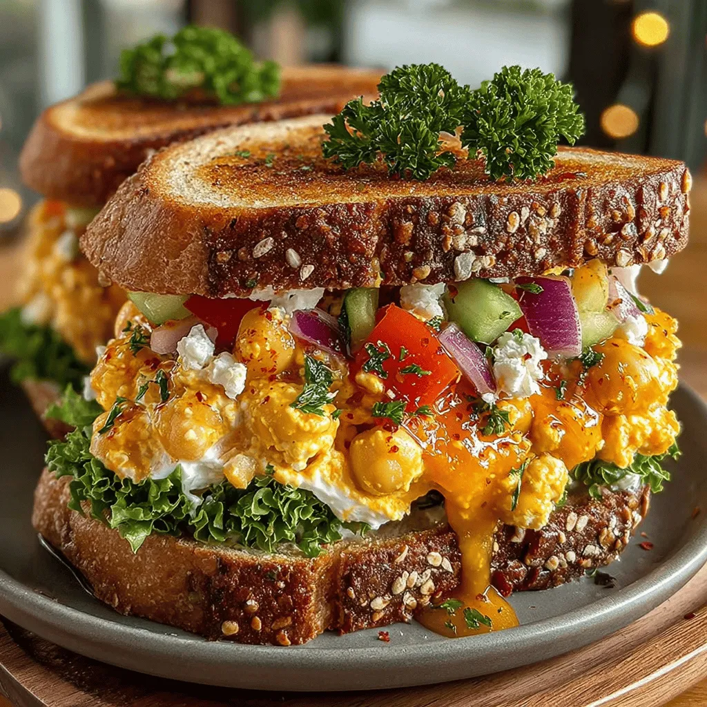 In recent years, the trend toward plant-based eating has gained significant momentum, appealing to a vast audience that includes health enthusiasts, environmental advocates, and culinary adventurers. As more individuals seek to incorporate more vegetables, legumes, and whole grains into their diets, recipes like Zesty Lemon Chickpea Salad Sandwiches have emerged as staples that are not only nourishing but also vibrant and full of flavor. This delightful dish showcases the versatility of chickpeas, blending them harmoniously with the refreshing zing of lemon, making it a perfect choice for lunch, a picnic, or a light dinner.