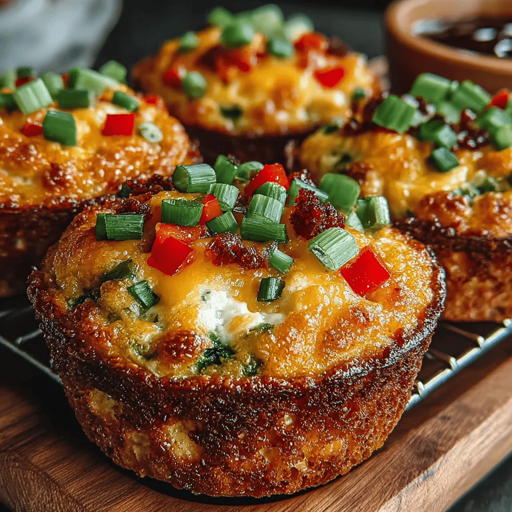 Cheesy Sunrise Egg Muffins are more than just a breakfast item; they are a delightful amalgamation of nutrition, flavor, and convenience. As the world embraces healthier eating habits and the need for quick meal solutions, these muffins have emerged as a favorite among busy individuals and families alike. Imagine starting your day with a wholesome bite that not only satisfies your hunger but also fuels your body with essential nutrients. These egg muffins encapsulate the goodness of eggs, vibrant vegetables, and melty cheese, making them a versatile choice for breakfast, lunch, or even a snack.