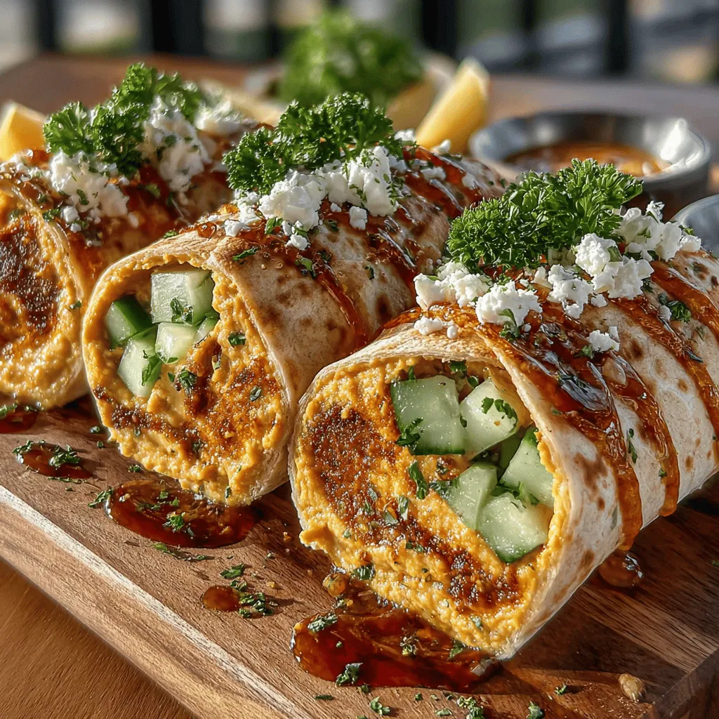 In recent years, wraps have surged in popularity as a convenient and nutritious meal option. Their versatility allows for a wide range of fillings, making them suitable for various dietary preferences and lifestyles. One standout creation that captures the essence of healthy eating is the Eggplant & Cucumber Hummus Wrap. This vibrant recipe combines the earthy flavor of roasted eggplant with the refreshing crunch of cucumbers, all enveloped in a creamy hummus spread made from wholesome chickpeas. Whether you are enjoying it for a light lunch, dinner, or as a satisfying snack, these wraps are not only easy to prepare but also deliver a significant nutritional boost.
