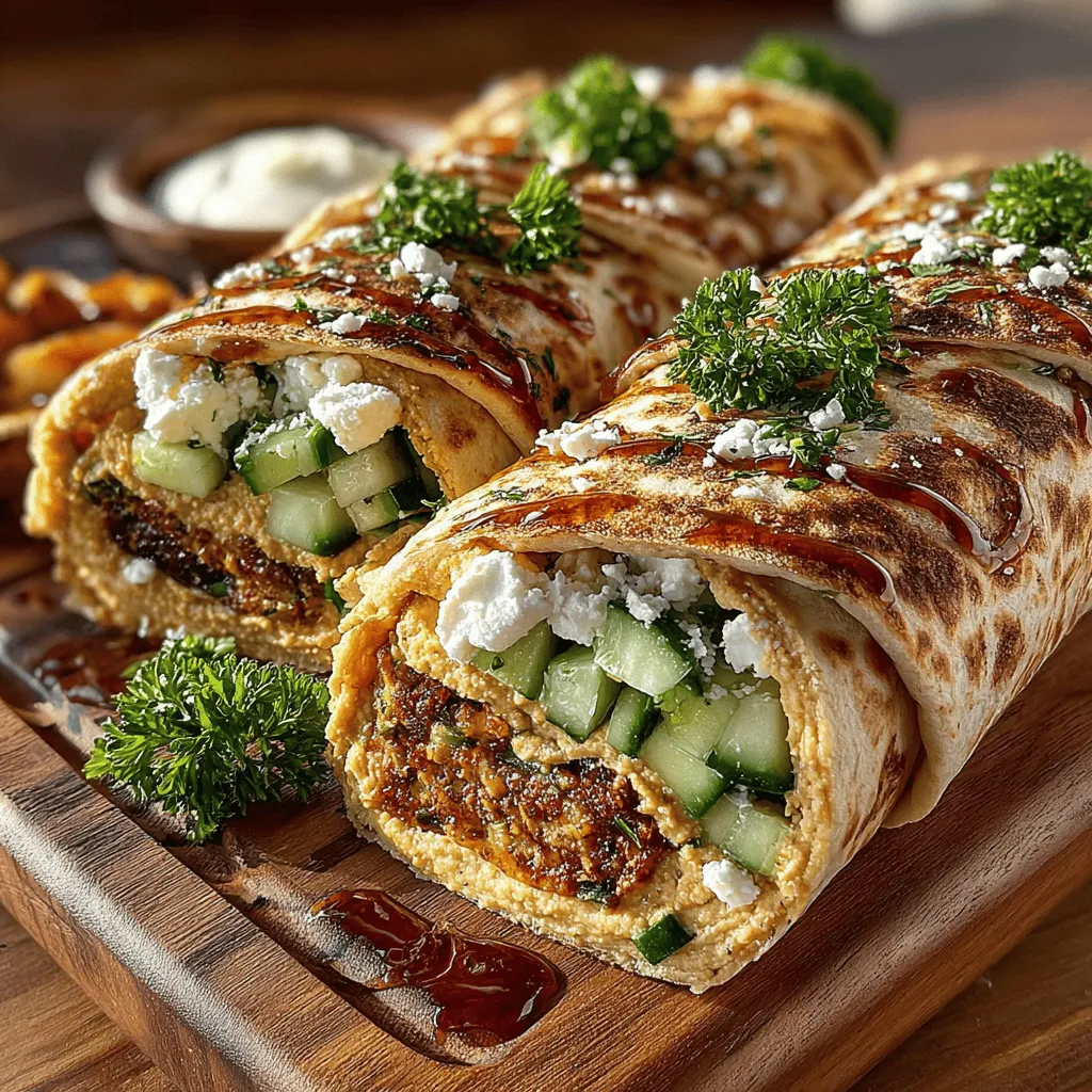 In recent years, wraps have surged in popularity as a convenient and nutritious meal option. Their versatility allows for a wide range of fillings, making them suitable for various dietary preferences and lifestyles. One standout creation that captures the essence of healthy eating is the Eggplant & Cucumber Hummus Wrap. This vibrant recipe combines the earthy flavor of roasted eggplant with the refreshing crunch of cucumbers, all enveloped in a creamy hummus spread made from wholesome chickpeas. Whether you are enjoying it for a light lunch, dinner, or as a satisfying snack, these wraps are not only easy to prepare but also deliver a significant nutritional boost.