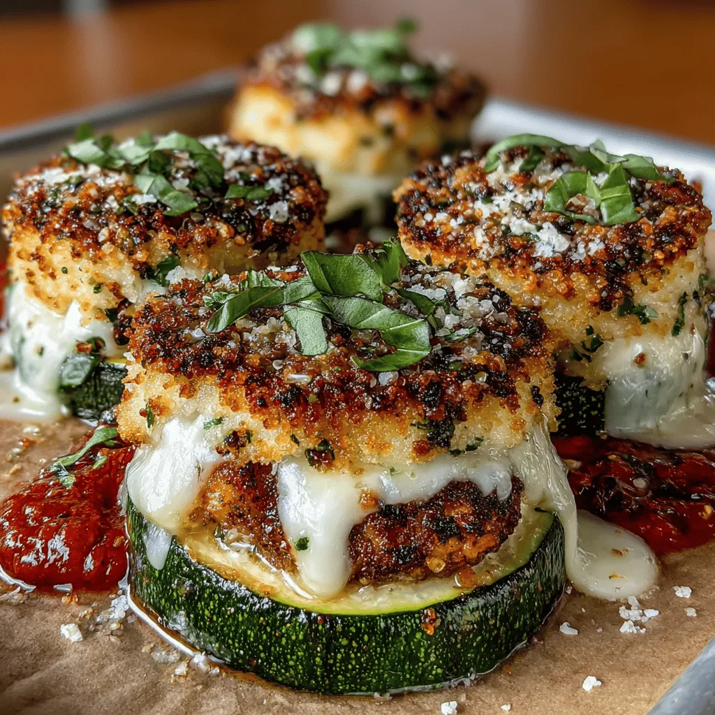 Zucchini Chicken Parmesan Rounds offer a delightful twist on a classic dish, marrying the wholesome goodness of zucchini with the savory flavors of chicken and cheese. This innovative recipe is perfect for those seeking a nutritious appetizer or a light main course that doesn’t skimp on flavor. With minimal prep time and a straightforward cooking process, even novice cooks can whip up this delicious meal in under an hour.