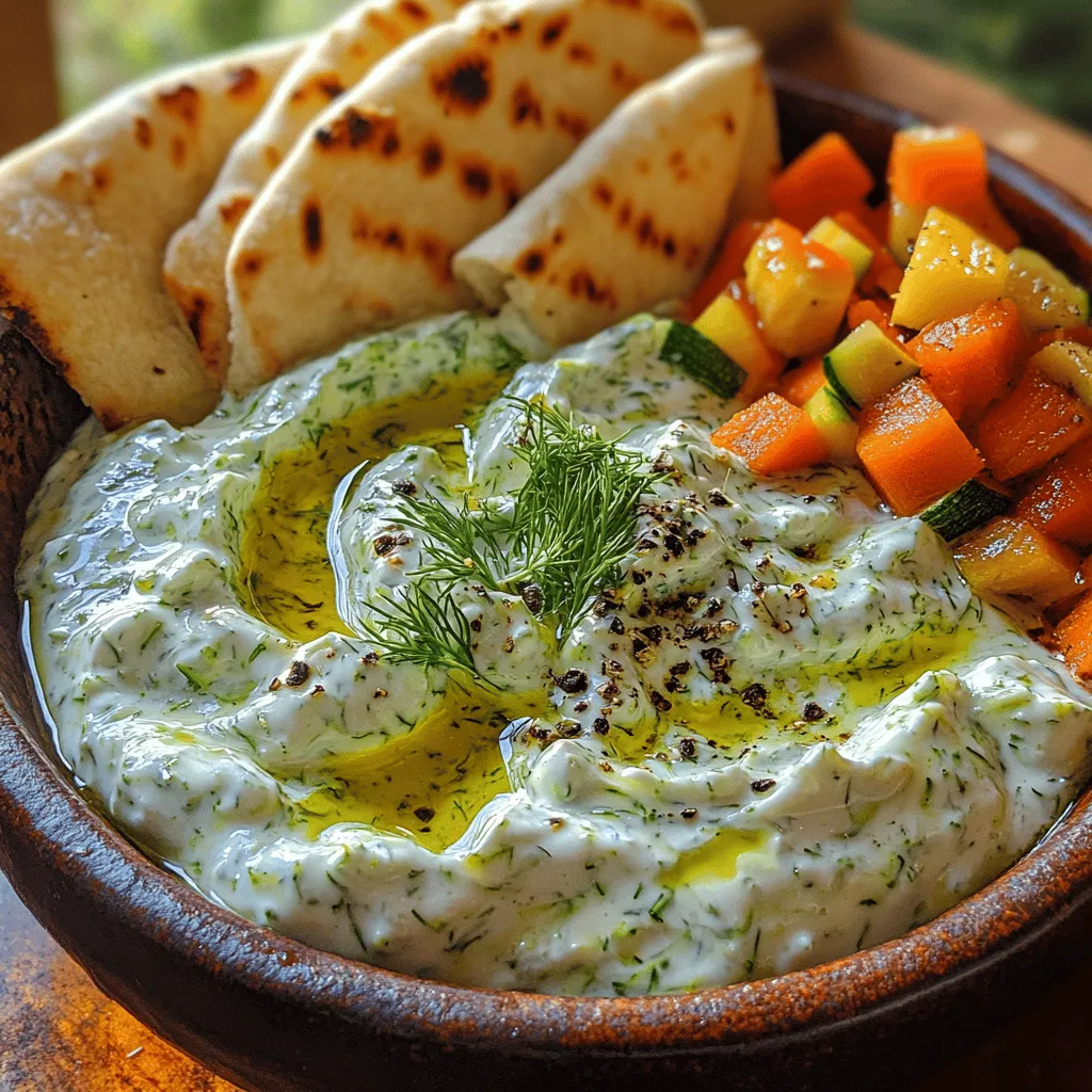 Tzatziki sauce is a quintessential component of Mediterranean cuisine, beloved for its creamy texture and refreshing taste. Traditionally made with yogurt, cucumber, garlic, and an array of herbs, tzatziki serves as a vibrant accompaniment to various dishes, from grilled meats to warm pita bread. Its cooling effect makes it particularly popular during the hot summer months, adding a burst of flavor to meals while also serving as a refreshing dip.