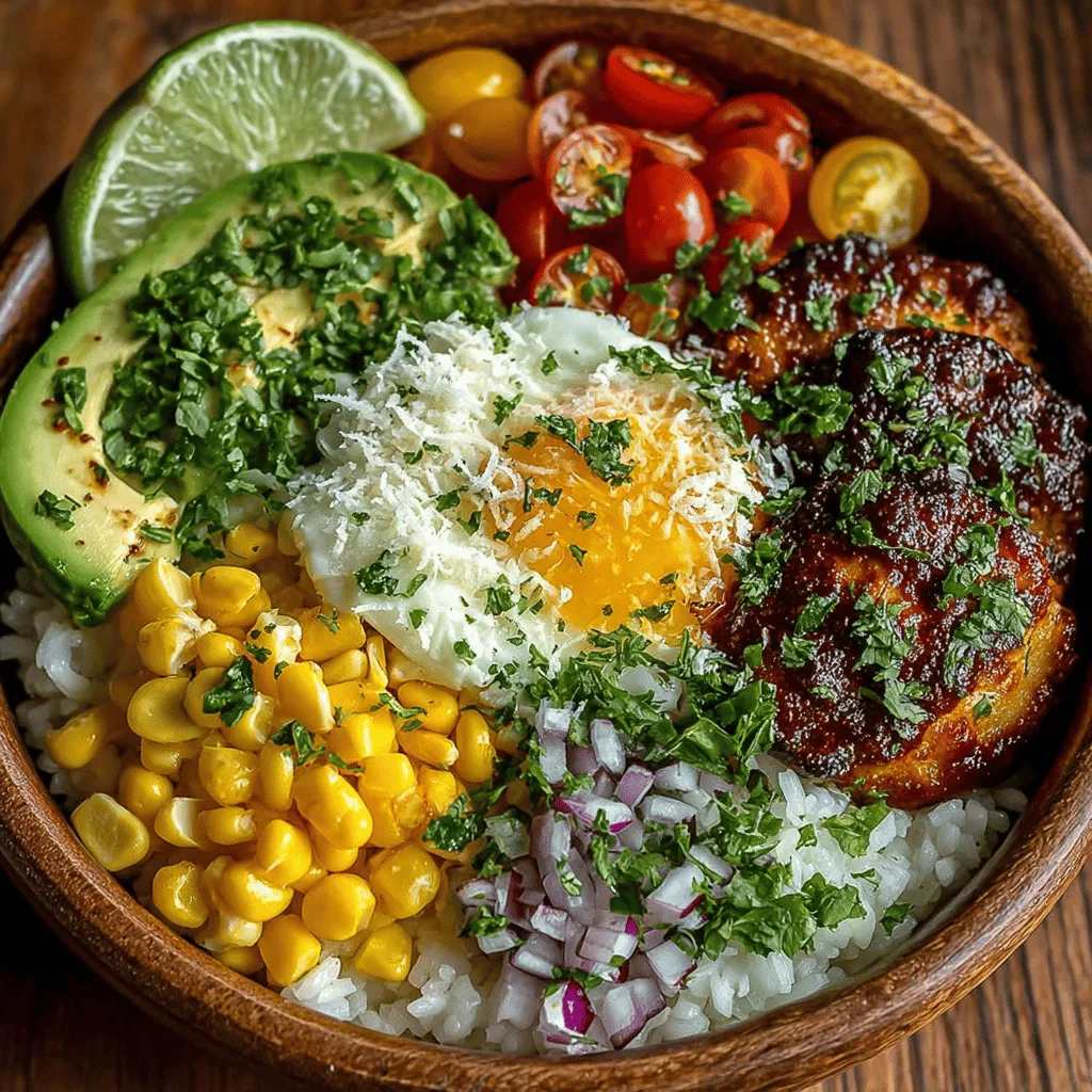 In the ever-evolving world of plant-based cuisine, finding dishes that are both satisfying and nutritious can sometimes feel like a challenge. Enter the Zesty Green Chili Rice and Bean Burrito Bowls—an explosion of flavors and textures that will not only please your palate but also nourish your body. This recipe highlights the fragrant aroma of jasmine rice paired with the hearty goodness of black and pinto beans, all brought together with a tangy green chili sauce and an array of fresh toppings.