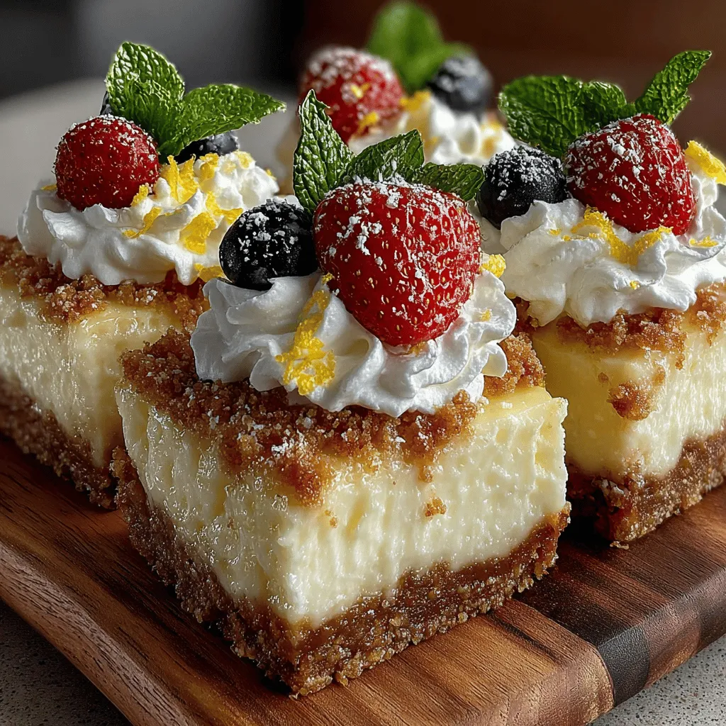To achieve the perfect Zesty Frozen Yogurt Lemon Cheesecake Bars, combining the flavors correctly is crucial. Start by adding the freshly squeezed lemon juice and zest to your yogurt mixture. Best practices suggest using a microplane for zesting, which allows for the finest texture and maximum flavor release. When mixing, fold in the lemon juice gradually, tasting as you go to ensure you achieve that perfect balance between tartness and sweetness.