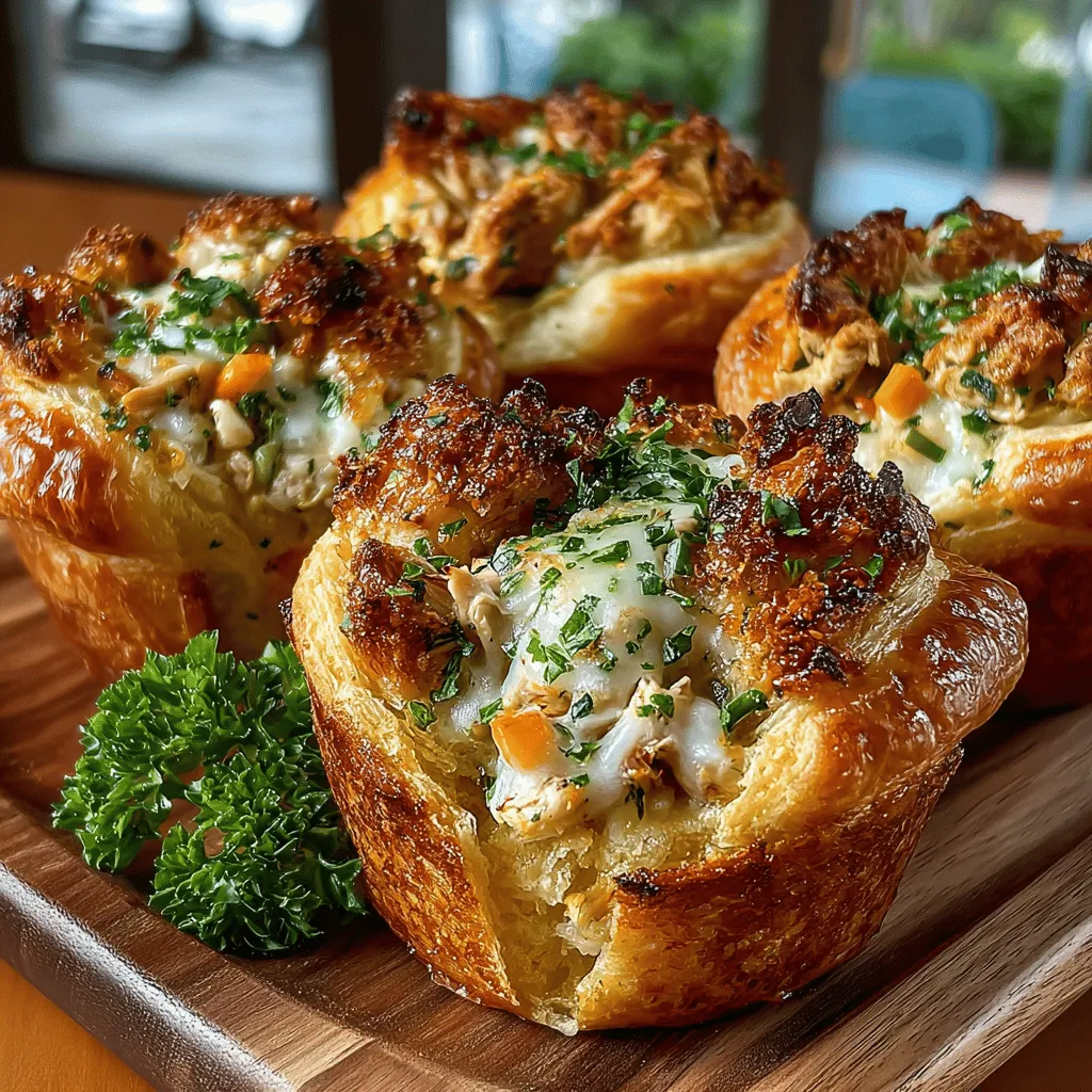 Comfort food holds a special place in many hearts, offering warmth and nostalgia with every bite. It evokes feelings of home, family gatherings, and cherished memories around the dinner table. One dish that perfectly embodies this sentiment is the Mini Chicken Pot Pie Bread Bites. These delightful morsels combine the classic flavors of chicken pot pie with the convenience of bite-sized portions, making them an irresistible addition to any meal or gathering. Whether you are hosting a party or enjoying a cozy night in with family, these mini bread bites promise to be a crowd-pleaser, satisfying both young and old alike.