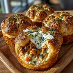 Comfort food holds a special place in many hearts, offering warmth and nostalgia with every bite. It evokes feelings of home, family gatherings, and cherished memories around the dinner table. One dish that perfectly embodies this sentiment is the Mini Chicken Pot Pie Bread Bites. These delightful morsels combine the classic flavors of chicken pot pie with the convenience of bite-sized portions, making them an irresistible addition to any meal or gathering. Whether you are hosting a party or enjoying a cozy night in with family, these mini bread bites promise to be a crowd-pleaser, satisfying both young and old alike.