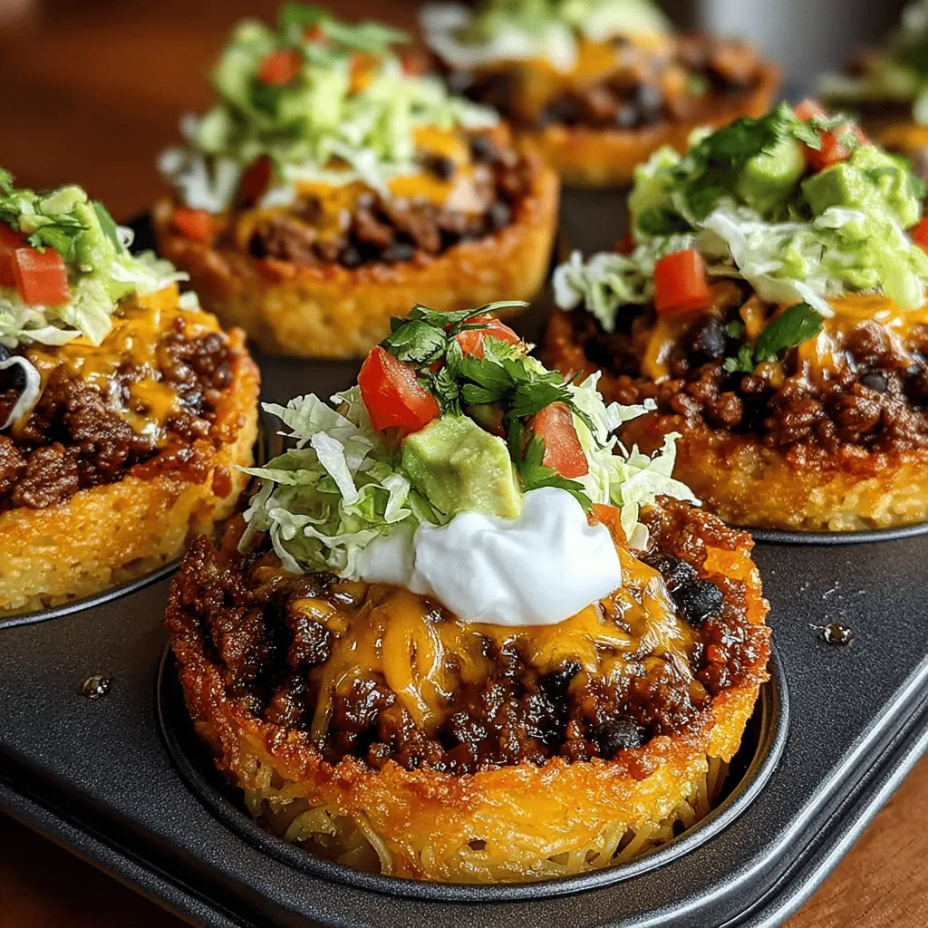 Combining two of the most beloved dishes in the culinary world, spaghetti and tacos, results in a delightful fusion that appeals to both children and adults alike. The Mini Spaghetti Taco Bowls are not just a creative twist on traditional meals; they offer a playful and exciting way to enjoy the flavors and textures of both cuisines. Whether you are hosting a casual family dinner or a festive gathering with friends, these taco bowls promise to be a hit, making mealtime fun and engaging.