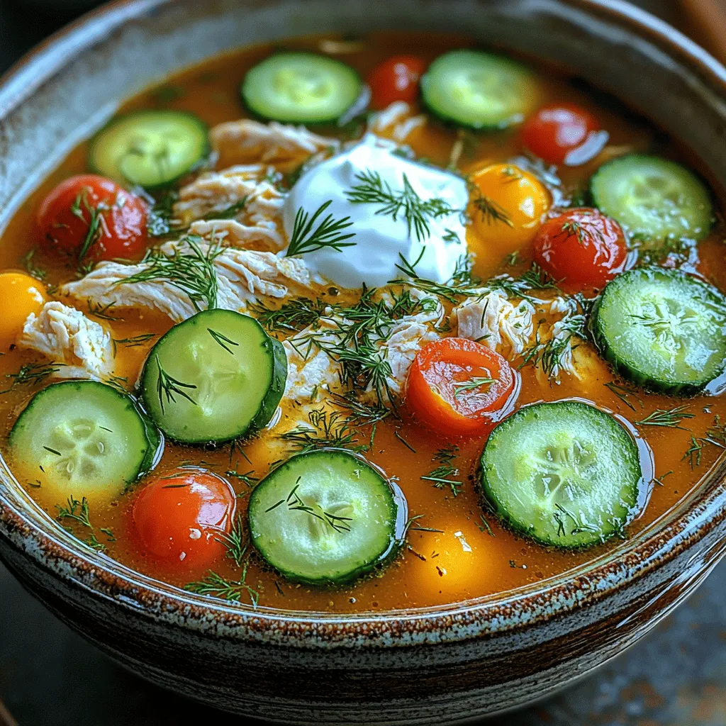 In the culinary world, simplicity and flavor often go hand in hand, and nothing exemplifies this better than the Refreshing Herb-Infused Crockpot Cucumber Chicken. This delightful dish marries the tender juiciness of chicken breast with the crisp, cool flavors of cucumber and fresh herbs, creating a meal that's not only easy to prepare but also bursting with freshness. Perfect for any day of the week, this recipe is ideal for busy individuals seeking a wholesome and satisfying dinner.