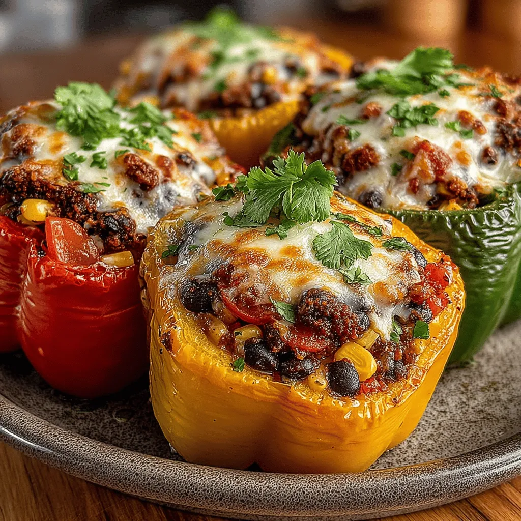 If you're looking to add a vibrant and nutritious dish to your meal rotation, Sweet Corn Chili Stuffed Peppers are a perfect choice. Bursting with colors and flavors, this recipe beautifully showcases the freshness of the ingredients while delivering a hearty and satisfying meal. The sweet and slightly smoky essence of the corn paired with the robust flavors of chili creates a delightful experience for the palate. Not only are these stuffed peppers visually appealing, but they're also an excellent way to incorporate various food groups into one dish.