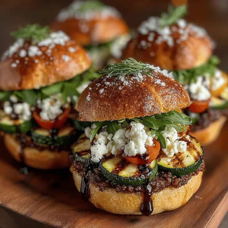 In the realm of culinary delights, mini grilled zucchini feta sliders offer a tantalizing blend of Mediterranean flavors that make them a standout choice for any occasion. Whether you're planning a casual picnic, hosting a lively gathering, or simply seeking a quick and nutritious meal for your family, these sliders are the perfect solution. The combination of fresh ingredients, vibrant flavors, and a balance of nutrition and taste is what sets these sliders apart, appealing to both vegetarians and meat lovers alike.