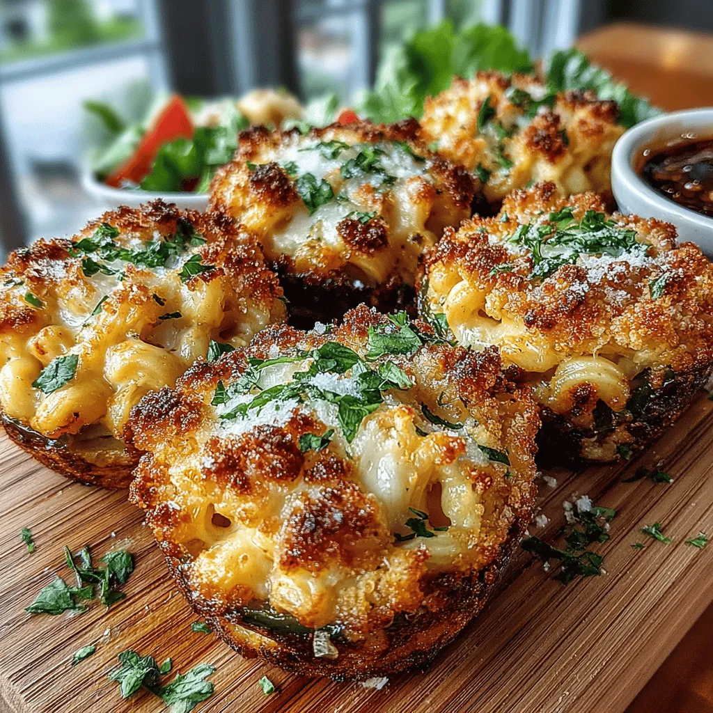 If you're looking for a unique appetizer or snack that will impress your guests, look no further than Mini Mac & Cheese Jalapeño Cups. This innovative dish combines the creamy, comforting goodness of macaroni and cheese with the spicy kick of fresh jalapeños, creating a flavor explosion that is sure to be a hit at any gathering. Whether you're hosting a casual get-together, a game day party, or a festive celebration, these bite-sized delights offer a creative and delicious twist on a classic comfort food.