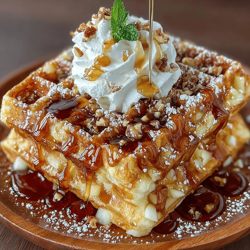 Imagine the delightful flavors of a classic apple pie, combined with the comforting texture of warm waffles. Apple Pie Waffles offer a unique culinary experience, merging two beloved dishes into one delectable treat. This innovative recipe captures the essence of traditional apple pie, infusing it into a breakfast favorite that can easily double as a dessert. Whether enjoyed as a cozy weekend breakfast or a sweet evening indulgence, these waffles promise to satisfy any craving for comfort food.
