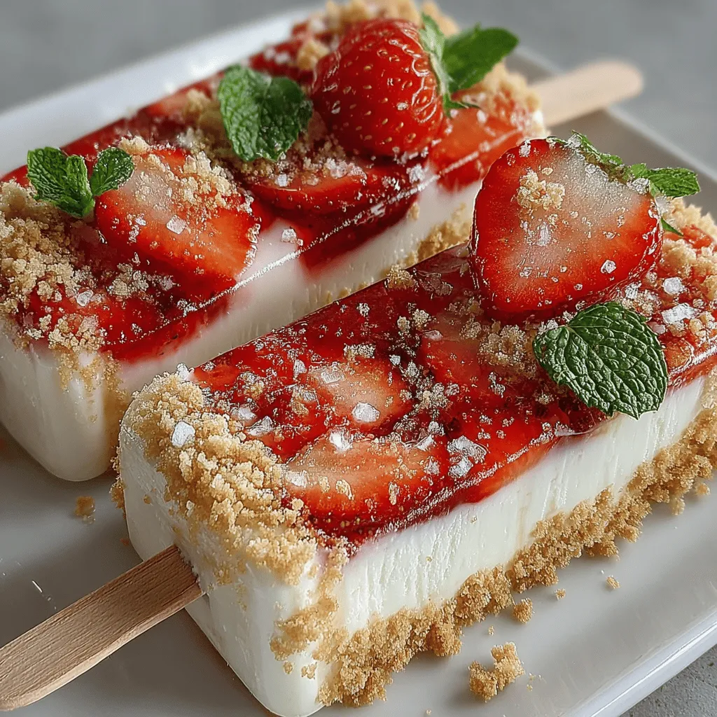 With summer's heat bearing down, a refreshing treat can make all the difference in beating the sweltering temperatures. Among the myriad options available, few desserts can match the delightful simplicity and flavor of homemade Frozen Strawberry Shortcake Yogurt Pops. This recipe not only captures the essence of summer with its bright, juicy strawberries, but it also combines the creamy richness of yogurt and the satisfying crunch of graham crackers. These pops are not just delicious; they are also incredibly easy to prepare, making them a fantastic choice for a family-friendly dessert or a healthy snack that both kids and adults will adore.