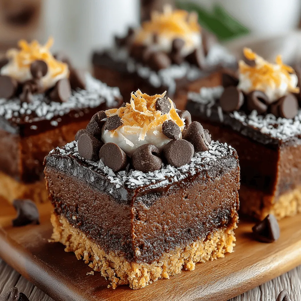 If you're searching for a dessert that perfectly balances indulgence with refreshing flavors, look no further than Frozen Mocha Coconut Cream Squares. This innovative treat combines the deep, robust notes of espresso with the light, tropical sweetness of coconut. The result is a multi-layered dessert that not only tempts the taste buds but also offers a satisfying texture that melts in your mouth. Perfect for warm days or as a unique dessert to wow your guests, these squares are a delightful way to enjoy a fusion of flavors in a frozen format.