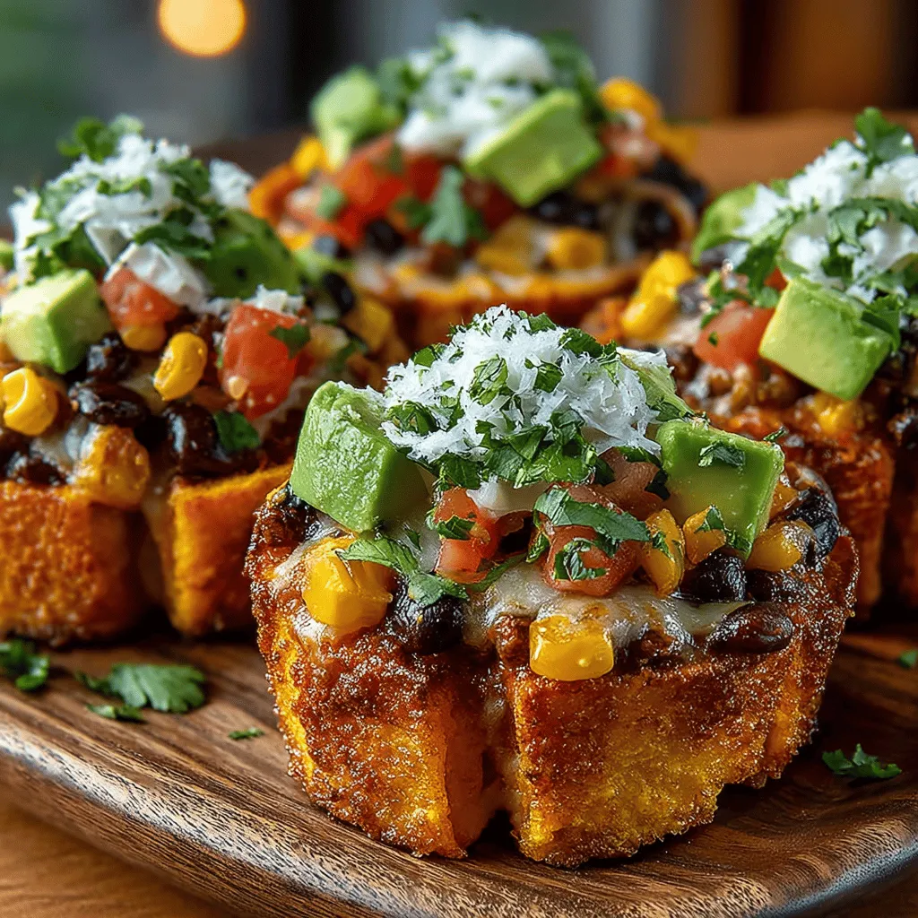 Sweet Potato Chili Nacho Cups are a delightful fusion of comfort food and health-conscious cooking. This innovative recipe showcases sweet potatoes as a base for a flavorful chili that is elevated by the crunch of tortilla cups. Whether served as an appetizer at your next gathering or as a satisfying main course for a cozy weeknight dinner, these nacho cups are guaranteed to impress your guests or family. They offer a unique twist on traditional nachos, marrying hearty ingredients with a burst of flavor and nutrition.