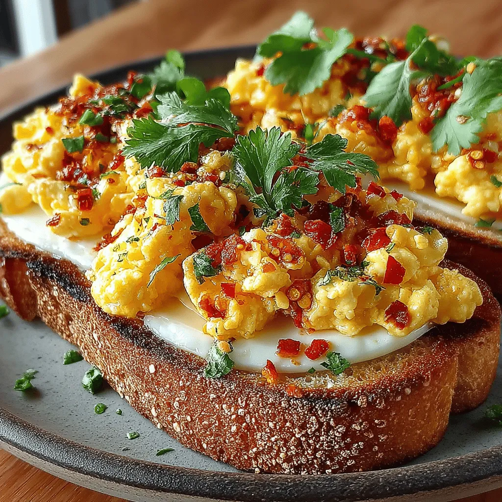 In the world of breakfast dishes, few can rival the delightful combination of creamy eggs, spicy chili, and gooey cheese. Welcome to the vibrant flavors of Spicy Sunrise Mini Egg and Chili Toast Melts. This recipe not only tantalizes your taste buds but also offers an easy and quick meal option perfect for busy mornings or a cozy brunch with friends. The Spicy Sunrise Mini Egg and Chili Toast Melts are not just a feast for the palate; they also embody the spirit of culinary creativity, blending comfort food elements with a fiery kick.
