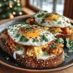 Spicy Sunrise Mini Egg and Chili Toast Melts