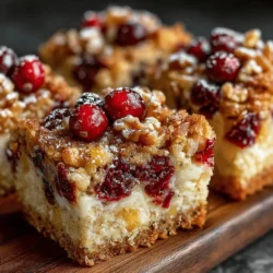 Cranberry-Apple Delight Oatmeal Bars