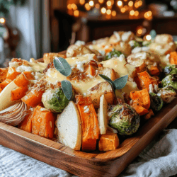Cheesy Fall Harvest Sheet Pan Comfort with Apples and Sage