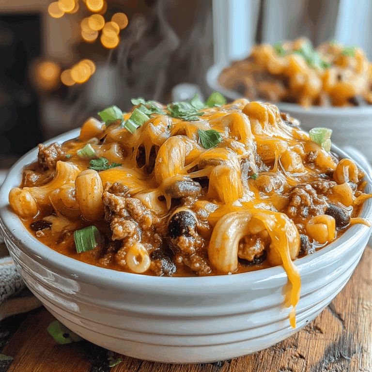 Game day is all about bringing friends and family together, and what better way to fuel the excitement than with a hearty, delicious meal? Enter the Family-Friendly One-Pan Slow Cooker Chili Mac! This comforting dish combines the best of two worlds: the rich, savory flavors of classic chili and the creamy, cheesy goodness of macaroni and cheese. It’s the perfect crowd-pleaser that can be easily prepared in your slow cooker, allowing you to spend more time cheering for your team and less time in the kitchen.