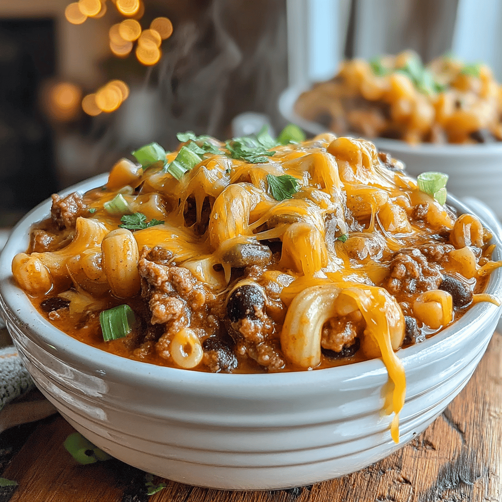 Game day is all about bringing friends and family together, and what better way to fuel the excitement than with a hearty, delicious meal? Enter the Family-Friendly One-Pan Slow Cooker Chili Mac! This comforting dish combines the best of two worlds: the rich, savory flavors of classic chili and the creamy, cheesy goodness of macaroni and cheese. It’s the perfect crowd-pleaser that can be easily prepared in your slow cooker, allowing you to spend more time cheering for your team and less time in the kitchen.