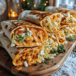 Hearty Air Fryer BBQ Chicken Wraps with a Crispy Bite