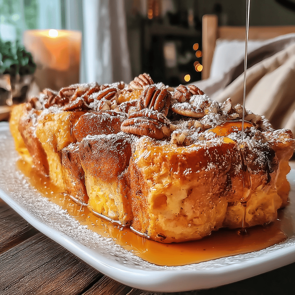 As the leaves begin to change and the air turns crisp, there's a certain warmth and comfort that comes with autumn. One of the most delightful ways to embrace the season is through food, and what could be more quintessentially fall than a Pumpkin Spice French Toast Casserole? This delectable dish combines the classic flavors of French toast with the cozy spices of pumpkin pie, creating a breakfast-lunch hybrid that is perfect for lazy weekends, holiday gatherings, or any occasion that calls for a touch of seasonal indulgence.