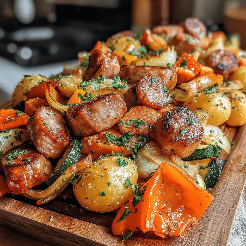 Looking for a quick, delicious, and nutritious meal that requires minimal cleanup? Look no further! Our Sheet Pan Sausage & Veggie Medley is the perfect solution for busy weeknights or leisurely weekend dinners. Combining savory sausages with a colorful medley of seasonal vegetables, this dish not only delivers on flavor but also showcases a vibrant array of nutrients.
